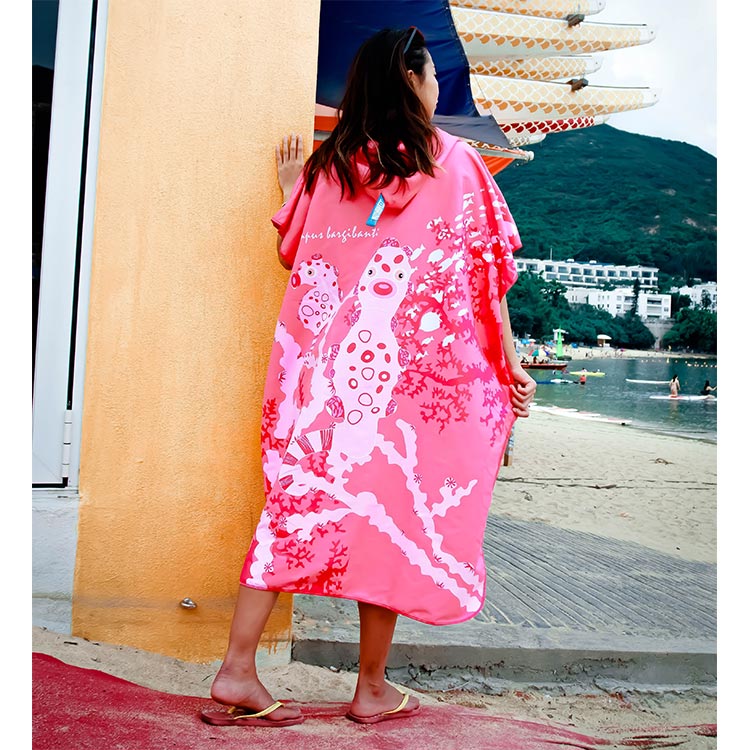 [ OCEANARIUM ] お着替えポンチョ ドライタオル 85cm×105cm |  | 16