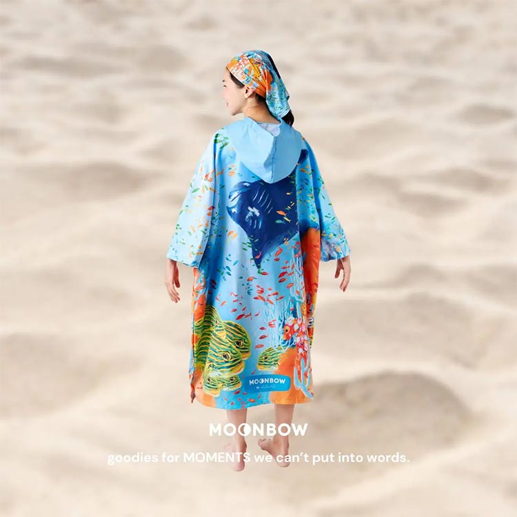 [ MOONBOW ] アドベンチャーポンチョ お着替えポンチョ 80×110cm |  | 02