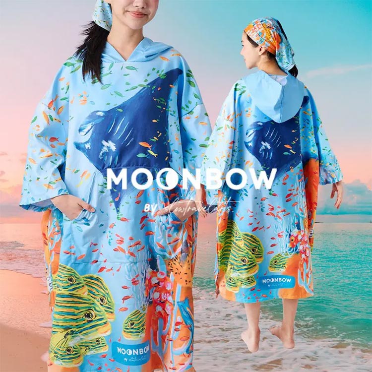 [ MOONBOW ] アドベンチャーポンチョ お着替えポンチョ 80×110cm |  | 05