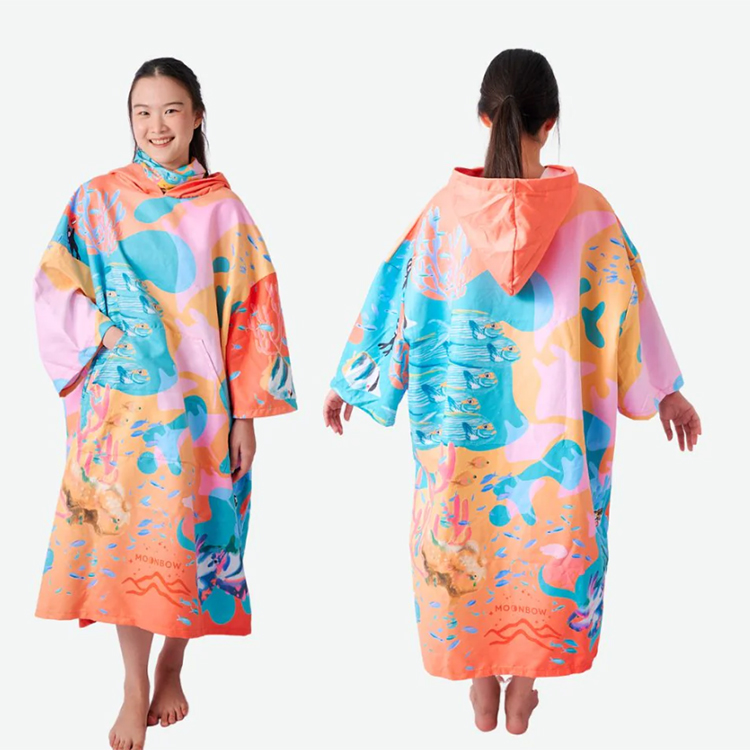 [ MOONBOW ] アドベンチャーポンチョ お着替えポンチョ 80×110cm |  | 06