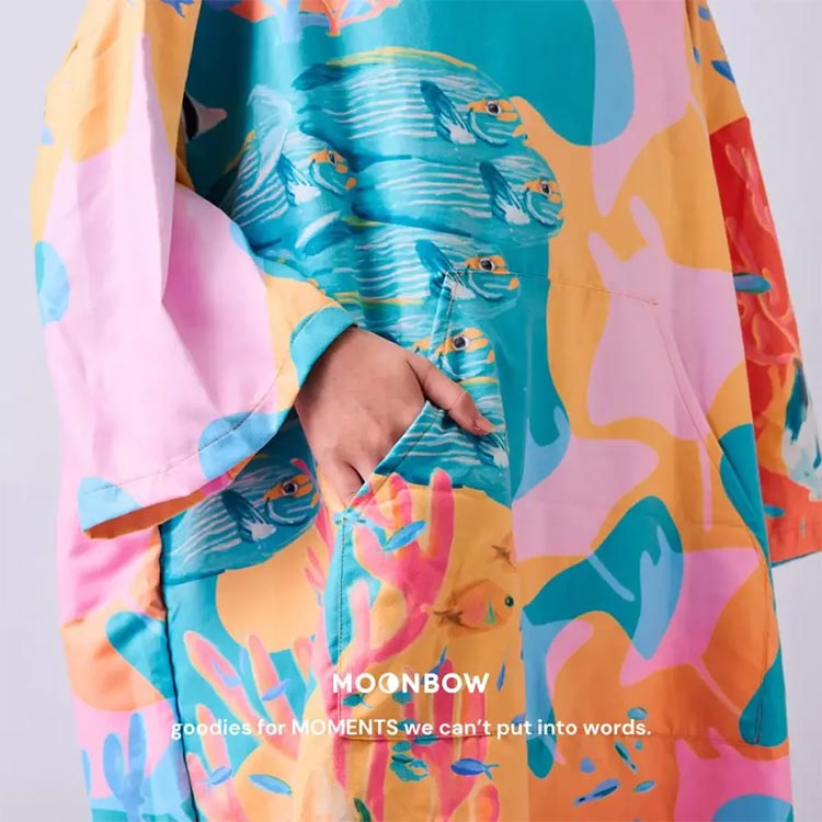 [ MOONBOW ] アドベンチャーポンチョ お着替えポンチョ 80×110cm |  | 08