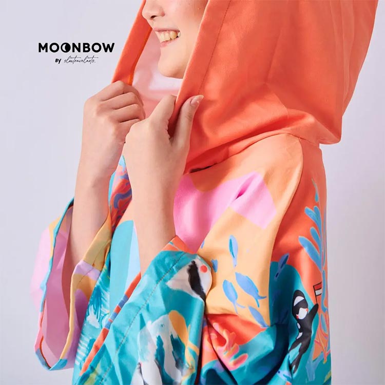 [ MOONBOW ] アドベンチャーポンチョ お着替えポンチョ 80×110cm |  | 09