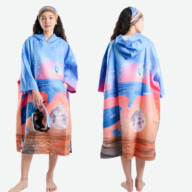 [ MOONBOW ] アドベンチャーポンチョ お着替えポンチョ 80×110cm |  | 10