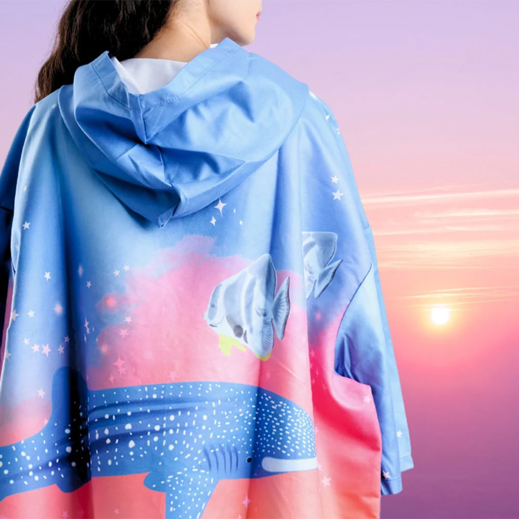 [ MOONBOW ] アドベンチャーポンチョ お着替えポンチョ 80×110cm |  | 11