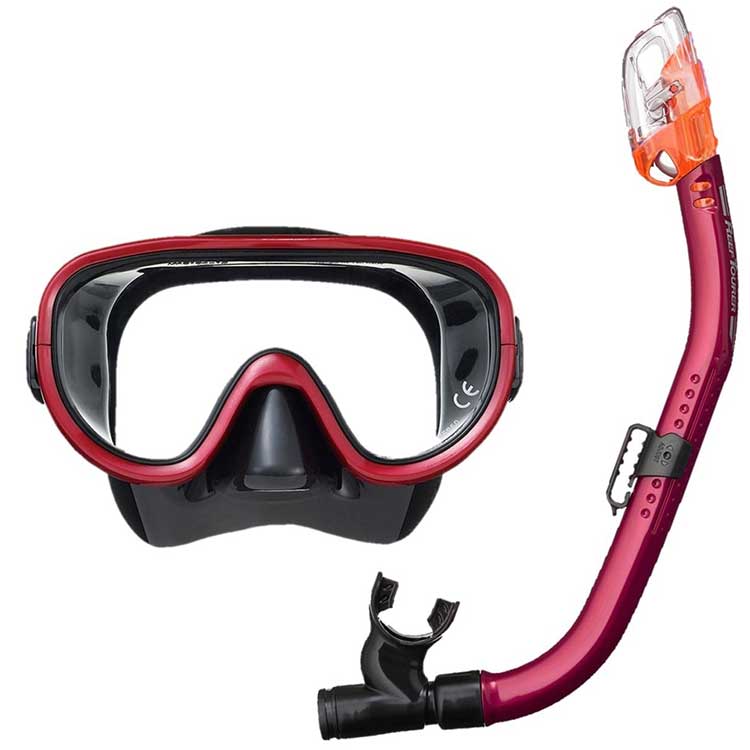 [ ReefTourer  ] リーフツアラー シュノーケリング2点セット ドライスノーケル RC9107 |  | 12