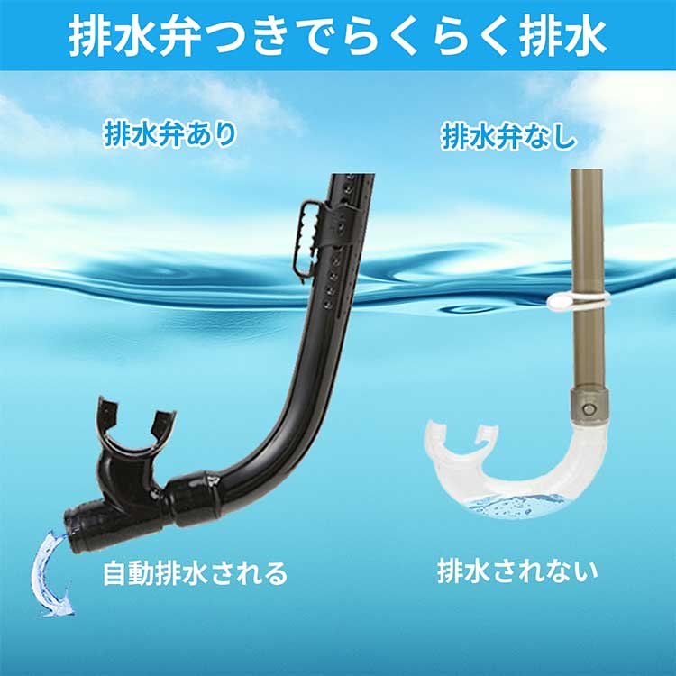 [ ReefTourer  ] リーフツアラー シュノーケリング2点セット ドライスノーケル RC9107 |  | 07
