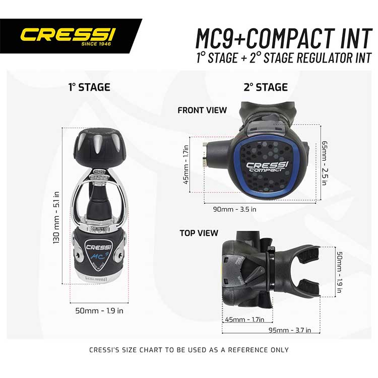 [ TUSA ] BC0103B + CRESSI MC9/COMPACT 重器材4点セット |  | 06