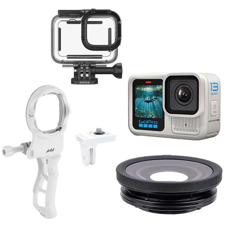 [ GoPro ] ゴープロ HERO13 Black ポーラーホワイト CHDHX-132-FW + UCL-03 クローズアップレンズセット |  | 01