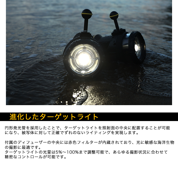 [ SEA&SEA ] シーアンドシー YS-D130R Pro Package 水中ストロボ [03134] |  | 04