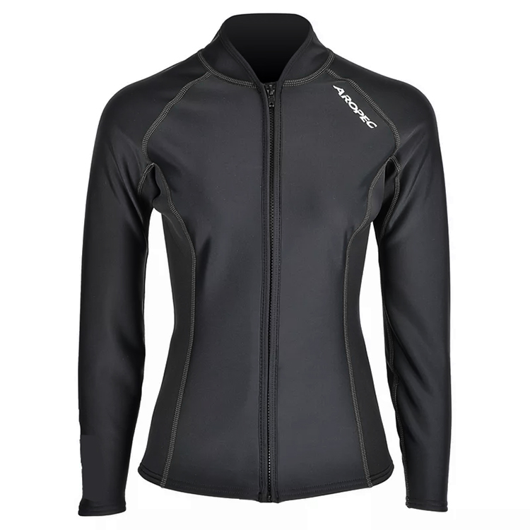 [ AROPEC ] Aqua Thermal ES L/S Zipper Top Woman SS-Z5K76W-AT/ES | 