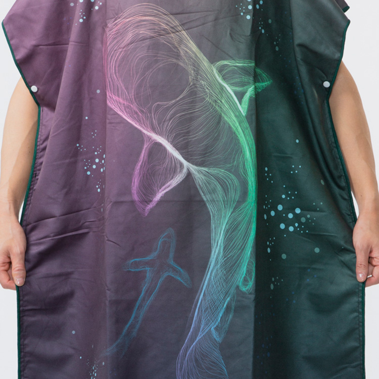 [ OCEANSEASEA ] お着替えポンチョ マイクロドライタオル 80cm×110cm |  | 17