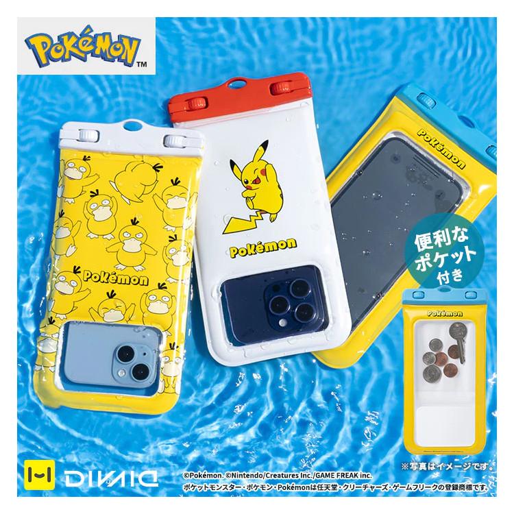 [ DIVAID ] ディバイド ポケモン 防水ケース フローティング [各種スマートフォン対応] ショルダーストラップ ポケットモンスター | 