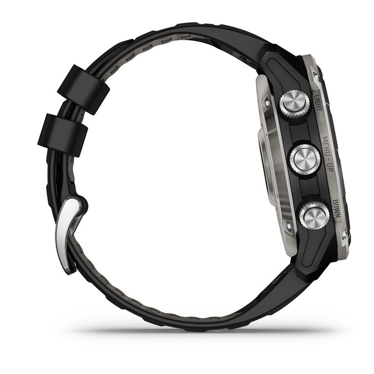 GPS ダイブコンピューター  [ GARMIN ] ガーミン Descent Mk3i 51mm Black & Bare Titanium  T2トランシーバー対応 010-02752-42 |  | 03