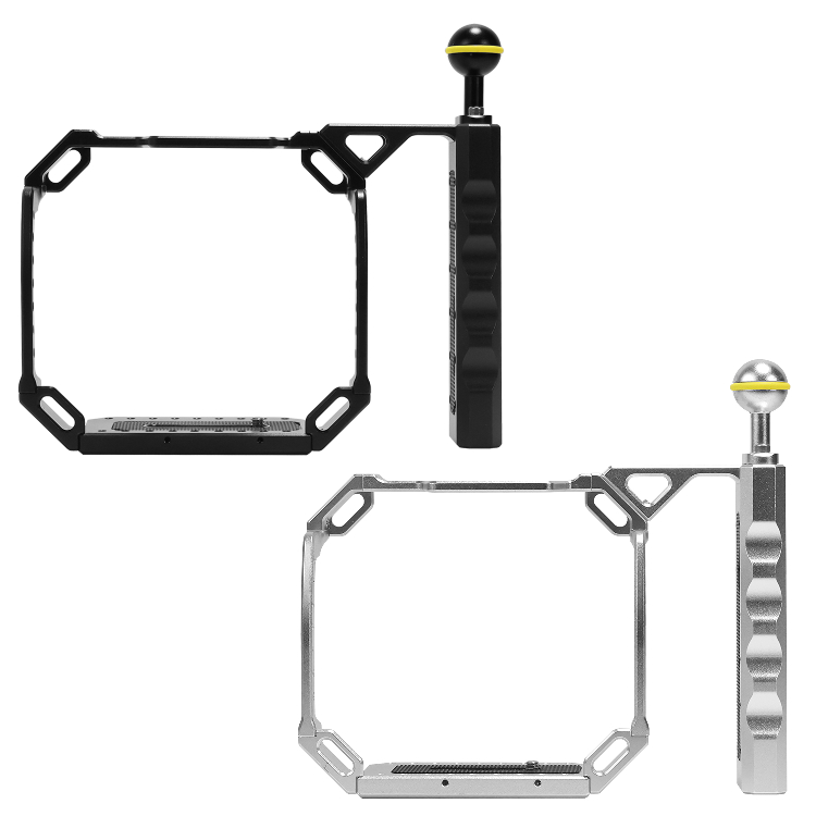 [ SEA&SEA ] RSシングルグリップセット リグシステム RIG SYSTEM 22520 (ブラック) / 22521 (シルバー) | 
