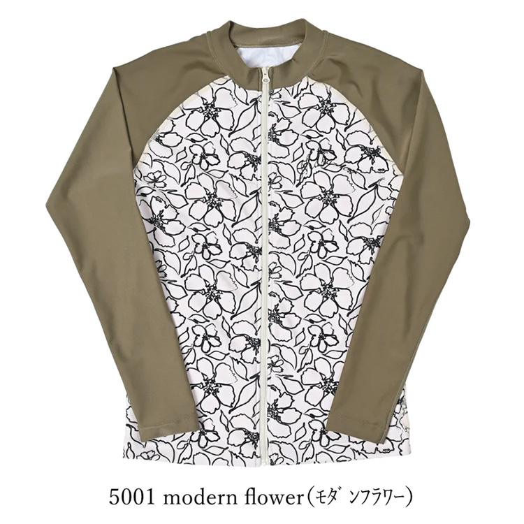 [ MAKA-HOU ] 前ZIPラッシュガード / Zip Rash Guard 11W12 |  | 04