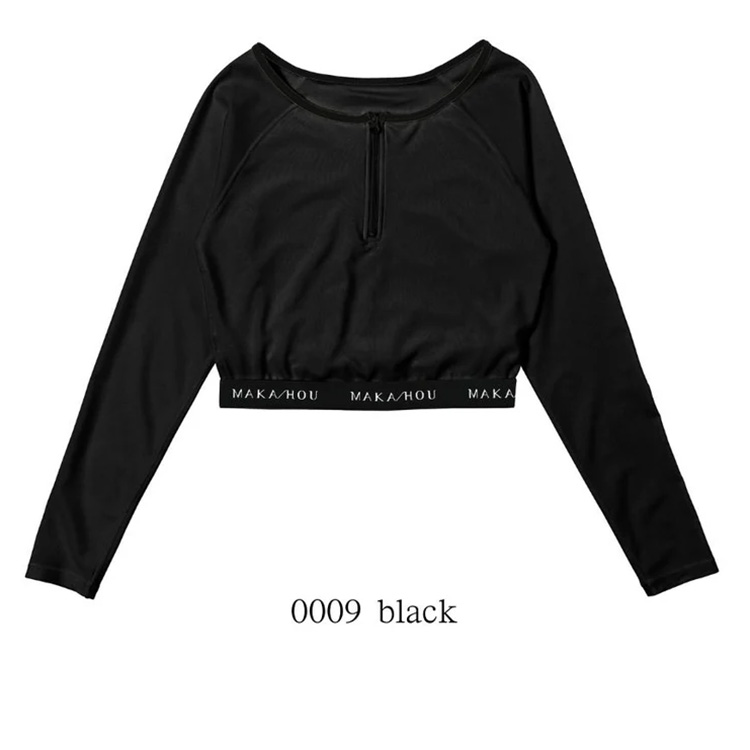 [ MAKA-HOU ] クロップドラッシュガード / Cropped length Rashguard 11W21 | 