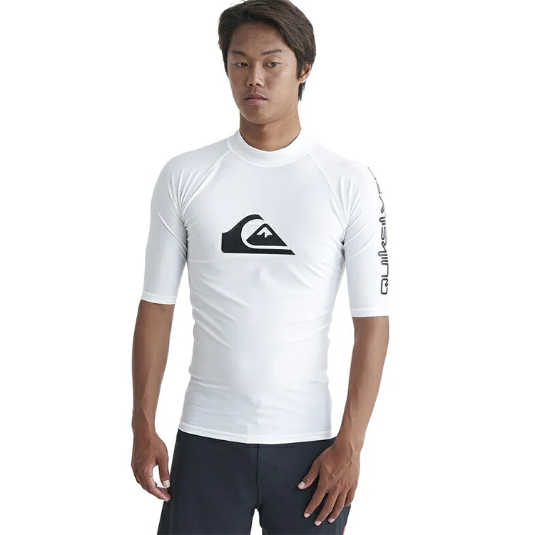 [ QUIKSILVER ] QUIKSILVER メンズ ALL TIME SR 半袖ラッシュガード 速乾 UV CUT UPF 50+ レギュラーフィット QLY241022 |  | 02