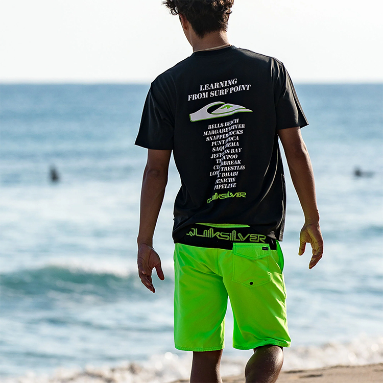 [ QuikSilver ] ICON OF SURF 26 SS メンズ半袖Tシャツ UPF50+ 4WAYストレッチ QLY262004 | 
