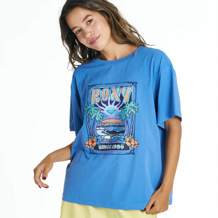 [ ROXY ] ロキシー SUNSETTER TEE ラッシュTシャツ /UVカット/EASY DRY RLY262019 |  | 03