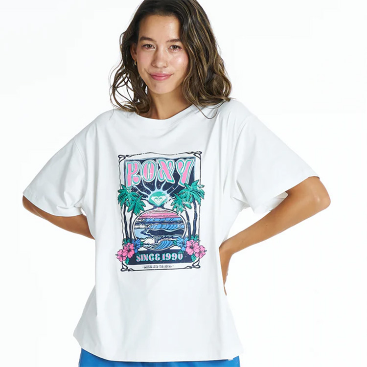 [ ROXY ] ロキシー SUNSETTER TEE ラッシュTシャツ /UVカット/EASY DRY RLY262019 |  | 06