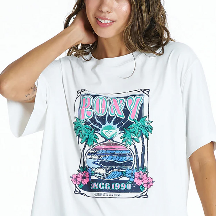 [ ROXY ] ロキシー SUNSETTER TEE ラッシュTシャツ /UVカット/EASY DRY RLY262019 |  | 07