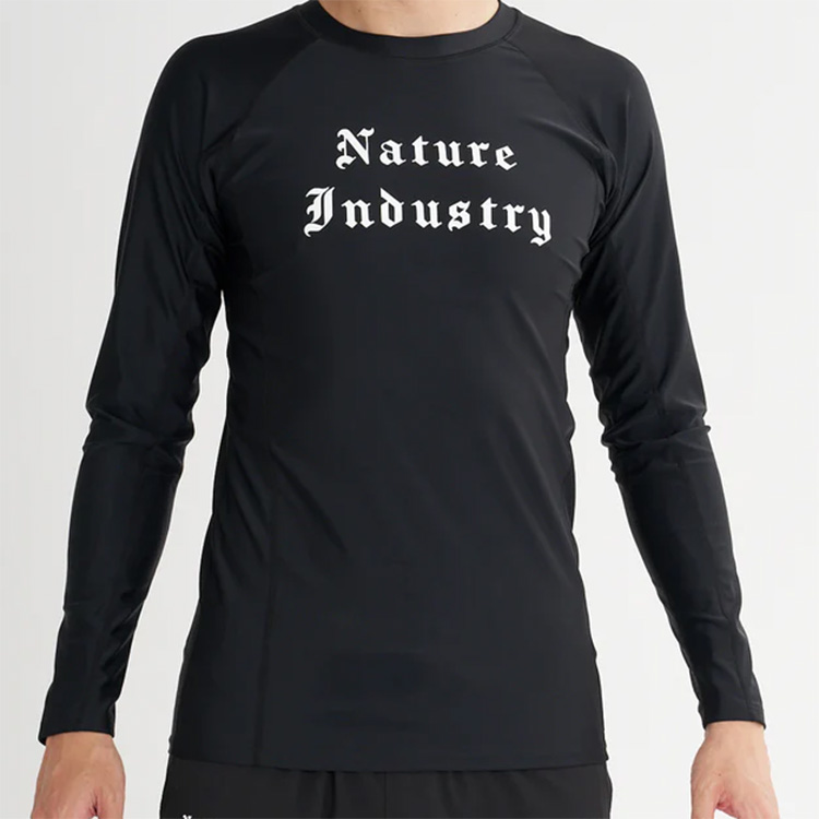 [ RVCA SPORTS ] メンズ NATURE INDUSTRY VA RASH LS 長袖ラッシュガード BG04A851 |  | 02