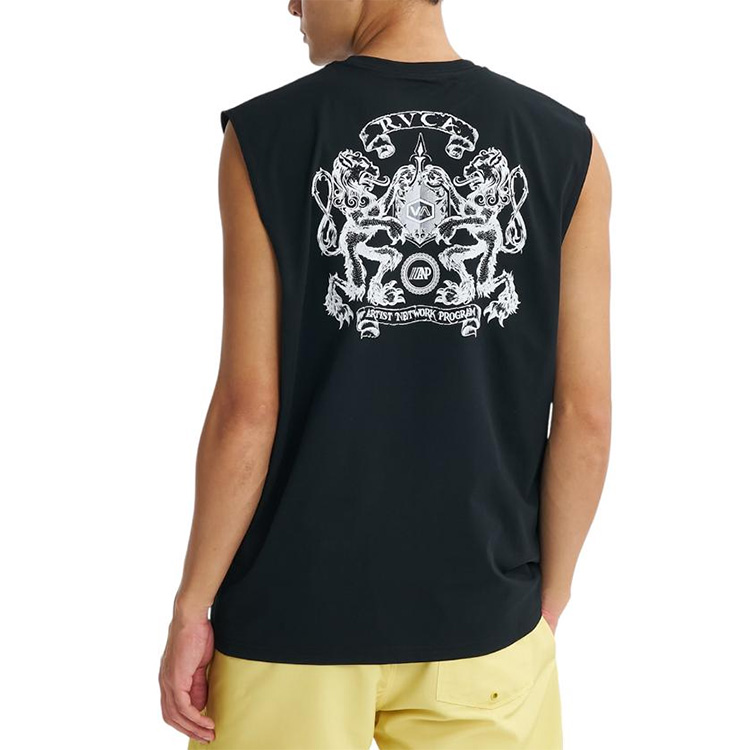 [ RVCA ] メンズ　LIONS GATE SFTT 水陸両用 ラッシュガード タンクトップ サーフタンク BG04A861 | 