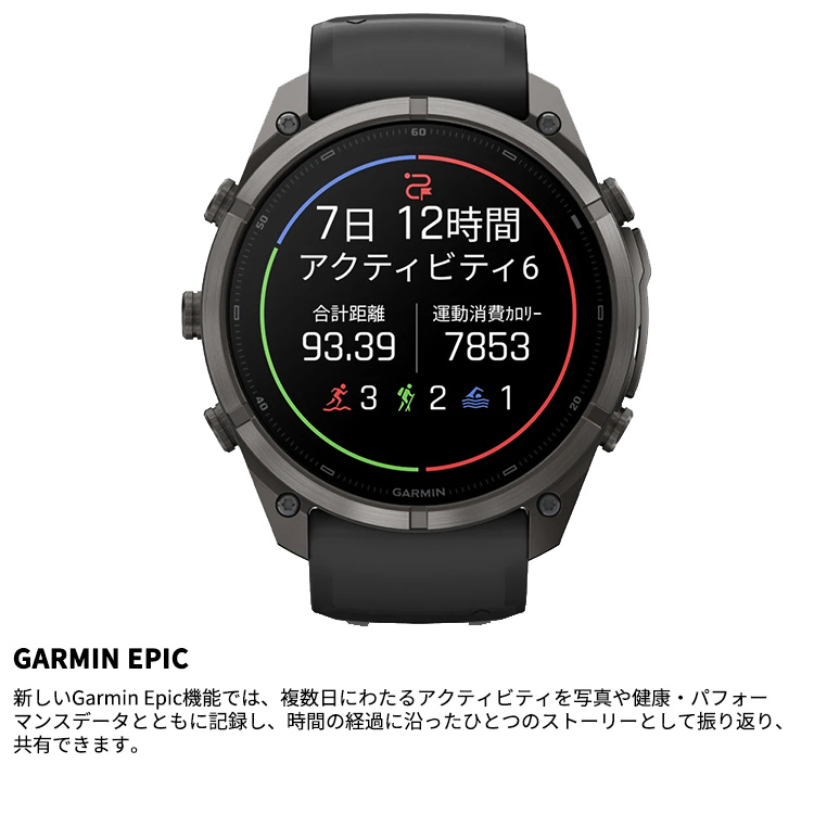 [ GARMIN ] ガーミン fenix 9 Pro inReach Sapphire AMOLED 51mm Ti / Black 010-04337-61 フラッグシップ |  | 09