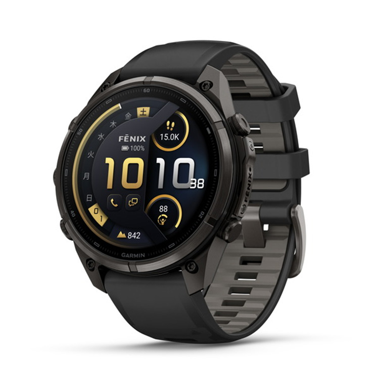 [ GARMIN ] �K�[�~�� fenix 9 Pro inReach Sapphire AMOLED 47mm DLC Ti / Black 010-04336-61 �t���b�O�V�b�vGPS�E�H�b�`