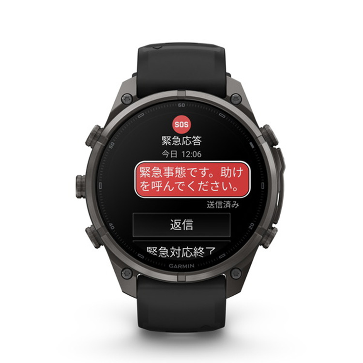 [ GARMIN ] ガーミン fenix 9 Pro inReach Sapphire AMOLED 47mm DLC Ti / Black 010-04336-61 フラッグシップGPSウォッチ |  | 01
