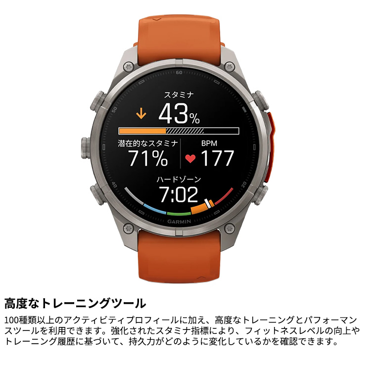 [ GARMIN ] ガーミン fenix 9 Pro inReach Sapphire AMOLED 47mm DLC Ti / Black 010-04336-61 フラッグシップGPSウォッチ |  | 07