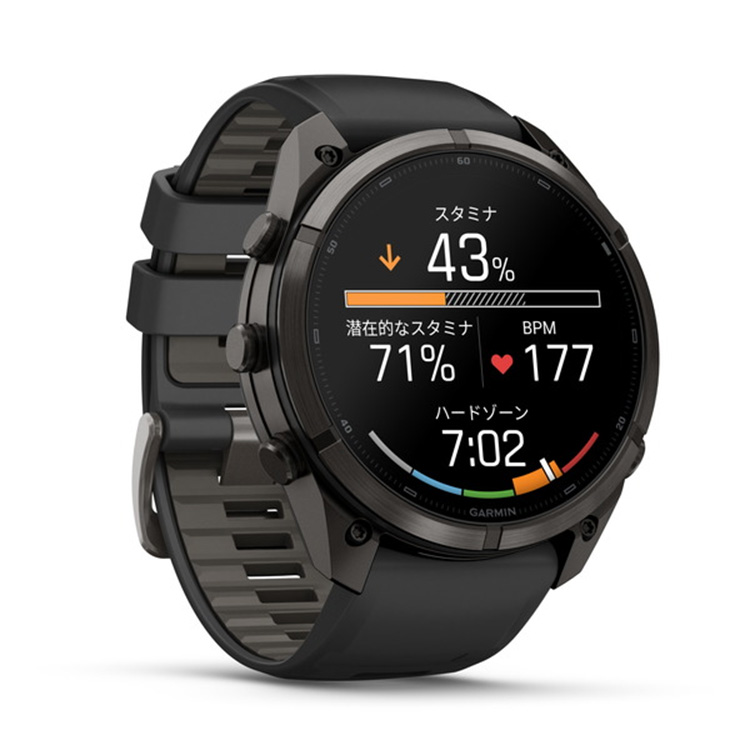 [ GARMIN ] ガーミン fenix 9 Pro  Sapphire AMOLED 51mm DLC Ti / Black 010-04337-69 フラッグシップGPSウォッチ |  | 02