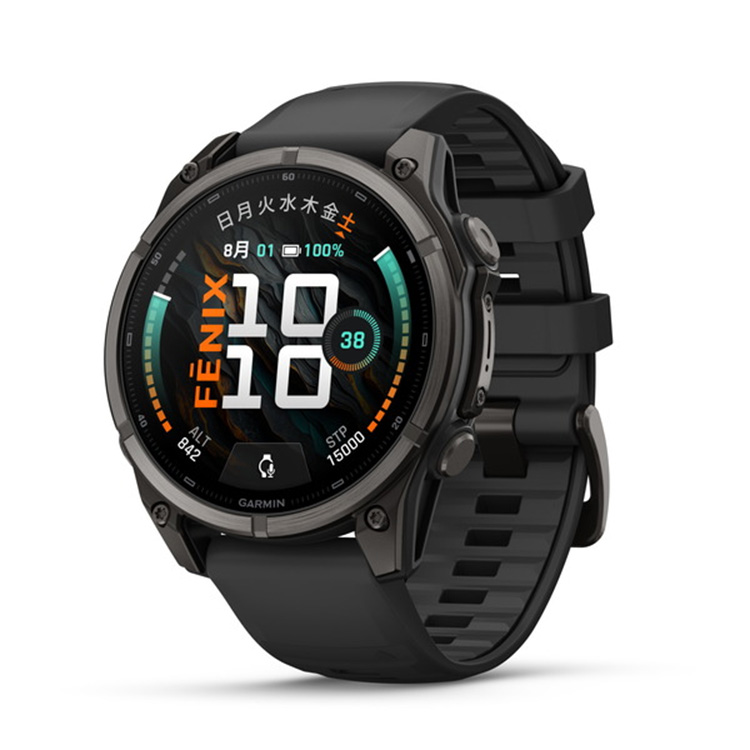 [ GARMIN ] �K�[�~�� fenix 9 Sapphire AMOLED 47mm DLC Ti / Black 010-04762-14 �t���b�O�V�b�vGPS�E�H�b�`