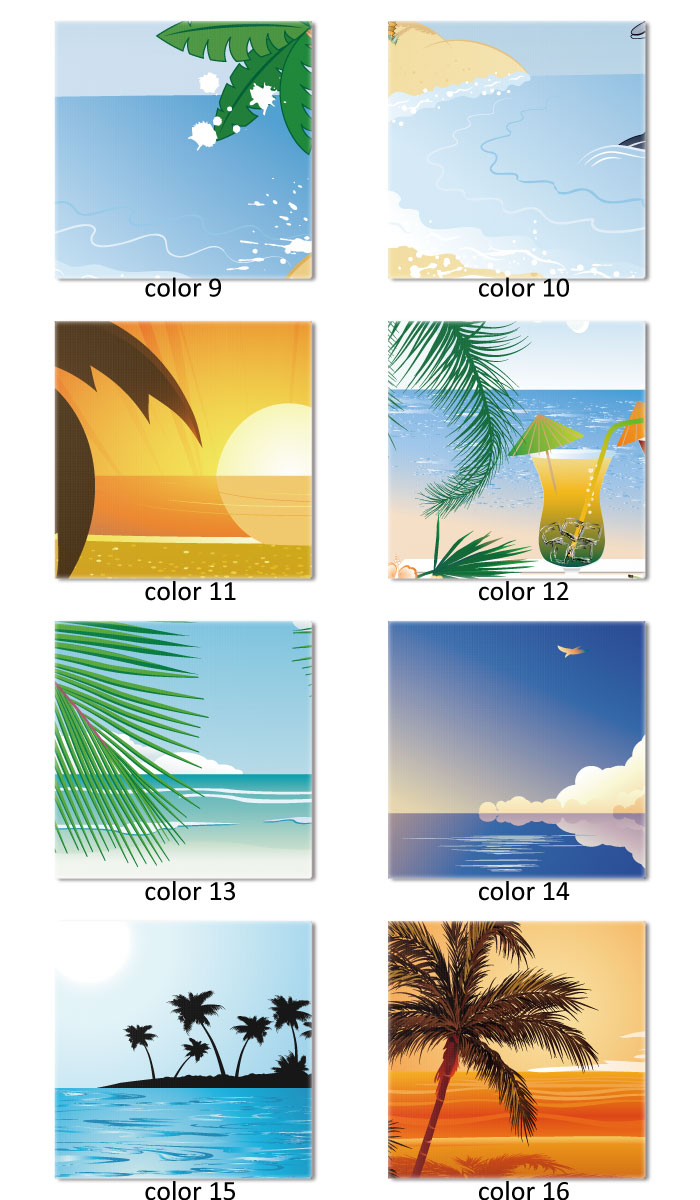 アートパネル 海 おしゃれ 壁掛け 絵 北欧 ファブリックパネル ヤシの