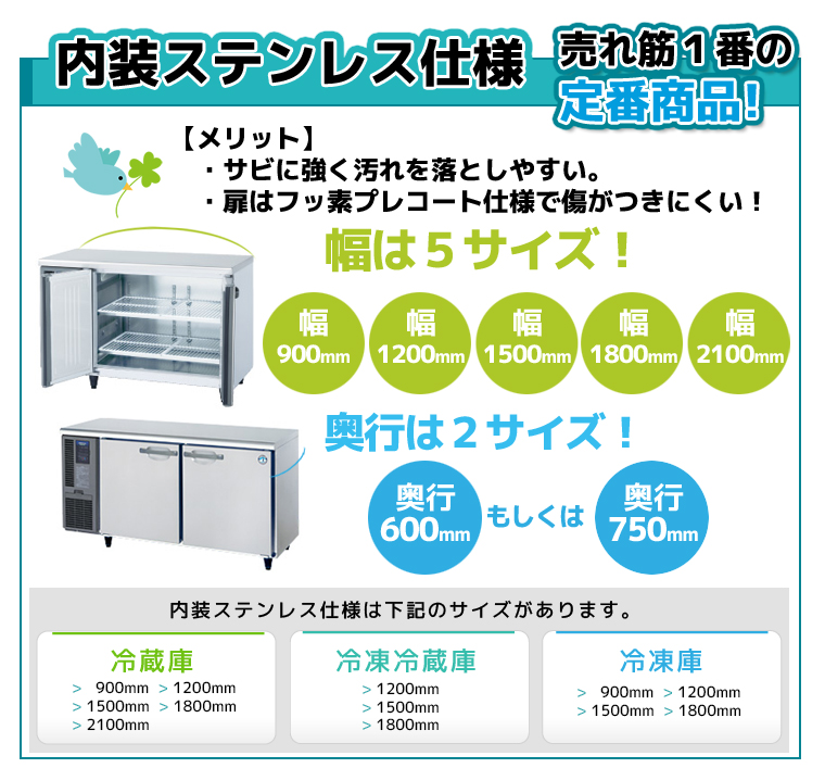 RT-180SNG-1-ML ホシザキ 台下冷蔵コールドテーブル 別料金にて 設置