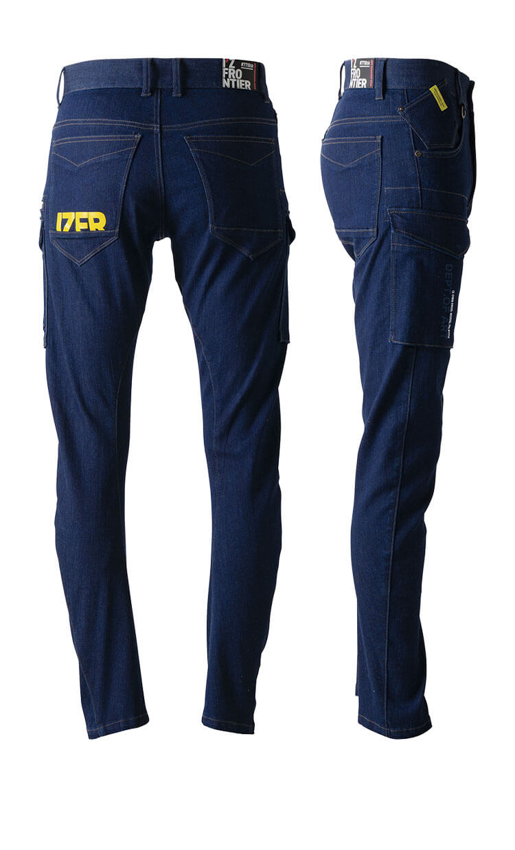 数量限定 アイズフロンティア I'Z FRONTIER 3Dストレッチデニムカーゴパンツ 7712