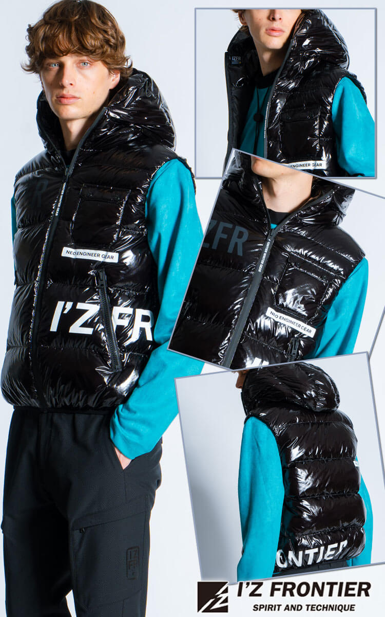 I'Z FRONTIER アイズフロンティア ダウンベスト 9876 防寒着 : ミチオ