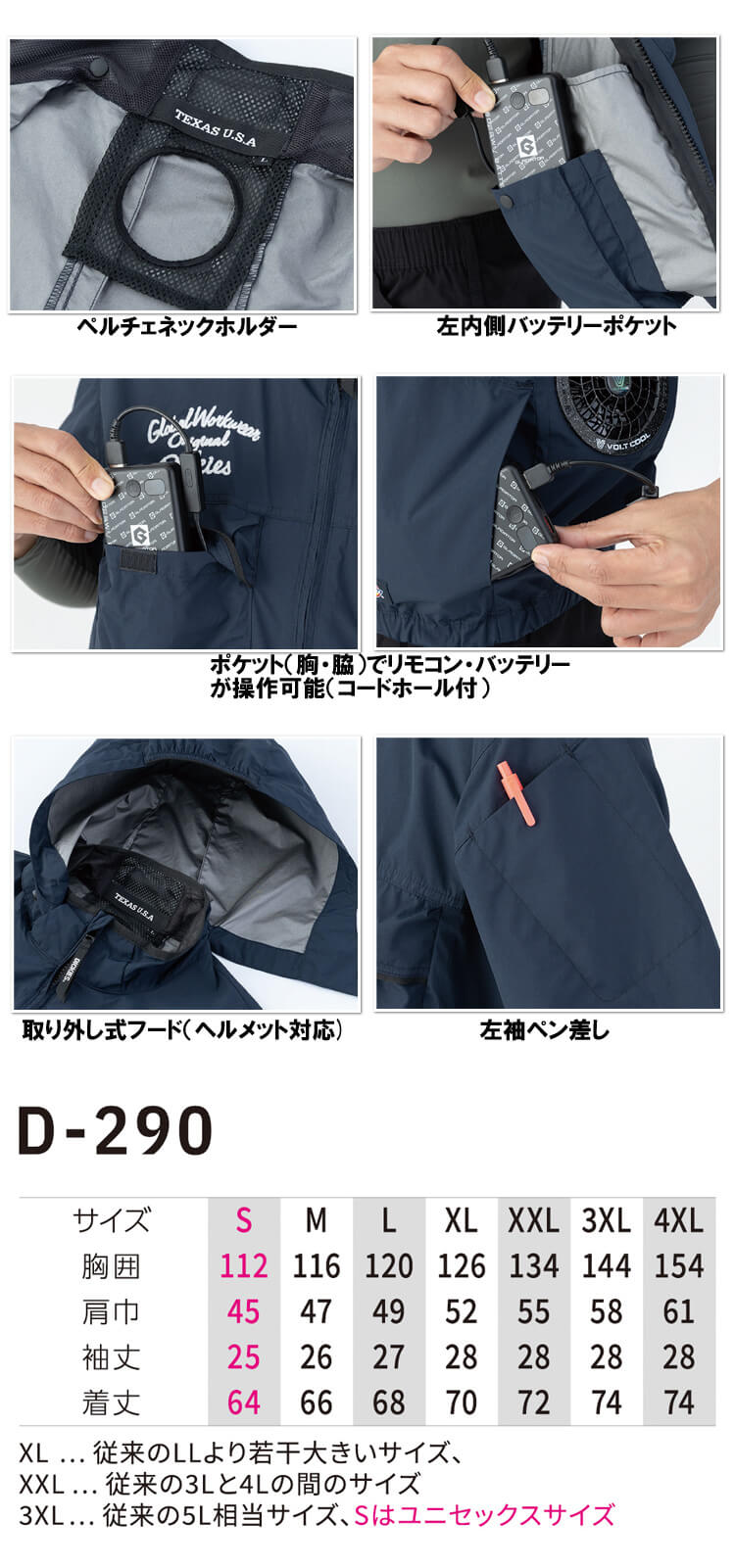 ボルトクール ペルチェ空調半袖ブルゾン+ファン小型バッテリーフルセット D-290 GF-856 GB-872 GP-854 ディッキーズ