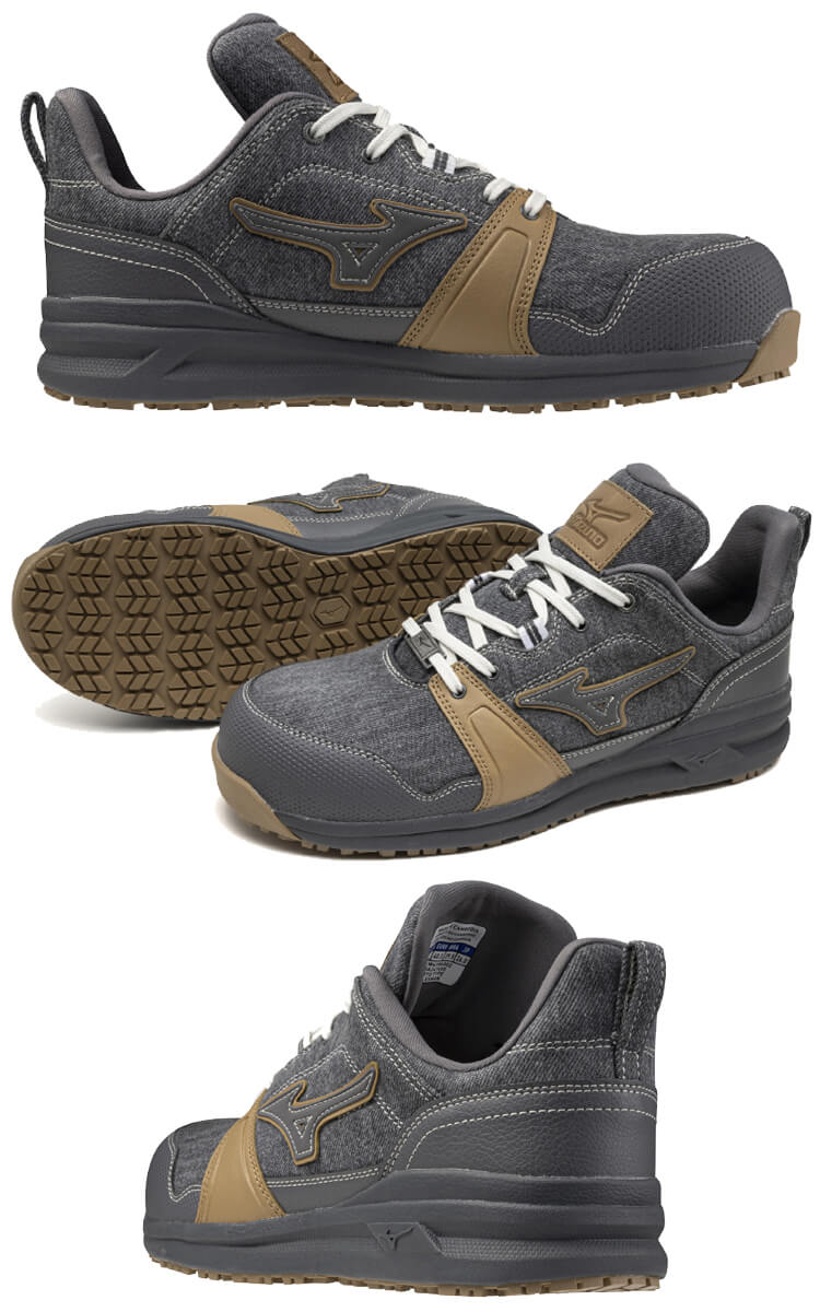 『数量限定モデル』Mizuno デニム安全靴 限定モデル】ミズノ 安全靴 スニーカー オールマイティ ALMIGHTY