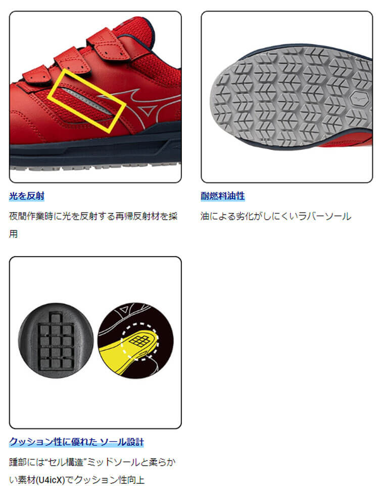 オールマイティ 安全靴 ミズノ mizuno プロテクティブスニーカー