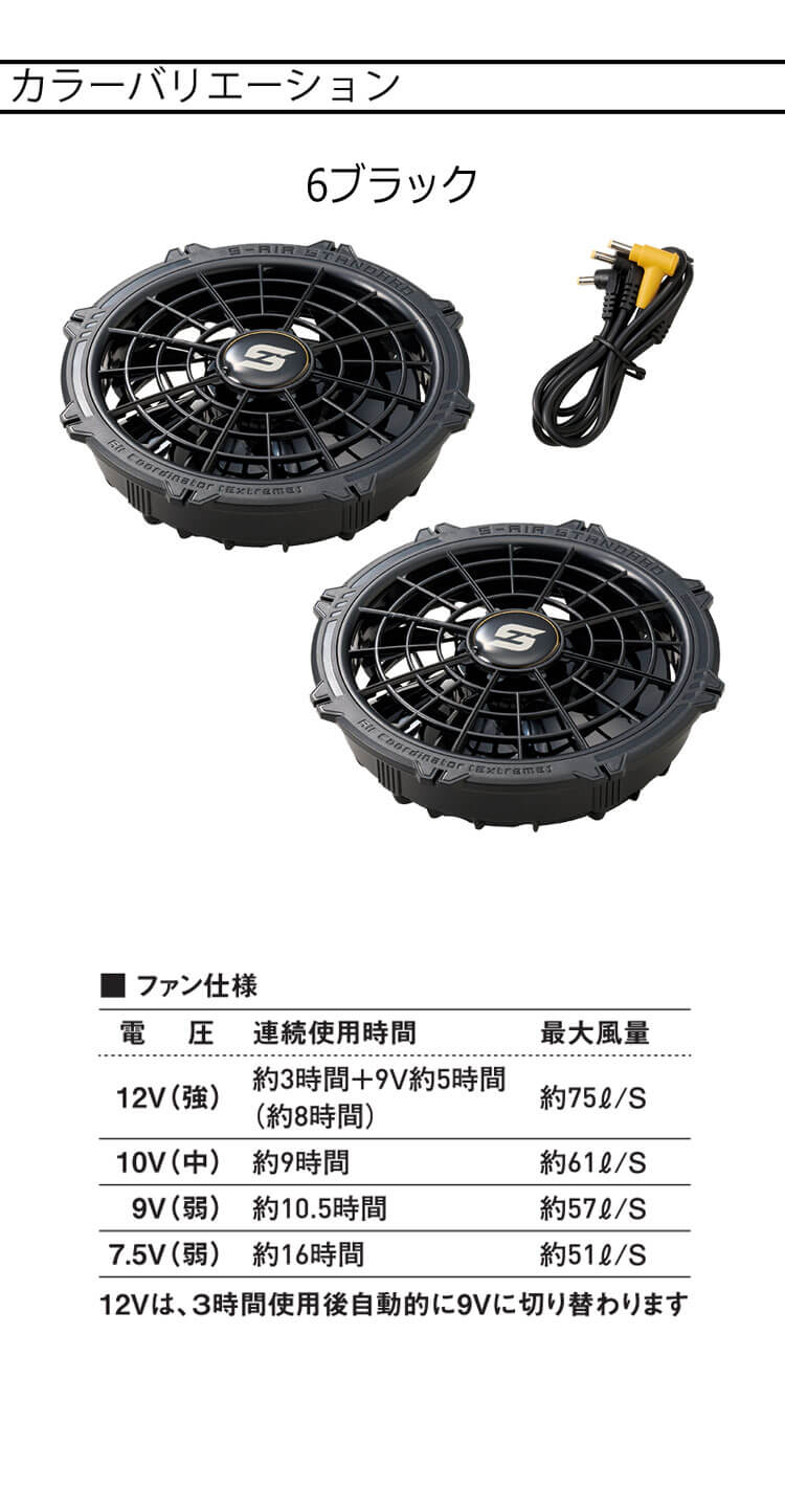 シンメン　S-AIR ULTIMATE 15Vバッテリーファンセット ハイパワー 15V) シンメン SA-1 S-AIR ULTIMATE 15Vファン