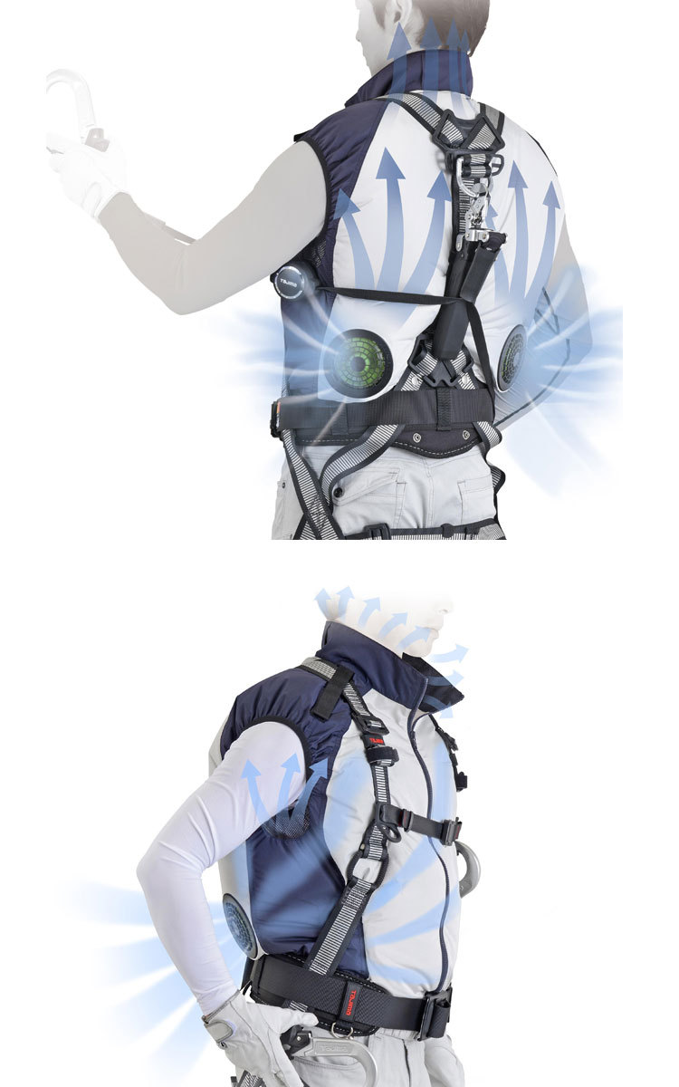 Tajima（タジマ） 清涼ファン風雅ベスト(服のみ) FVP-AAVBW ファン付き