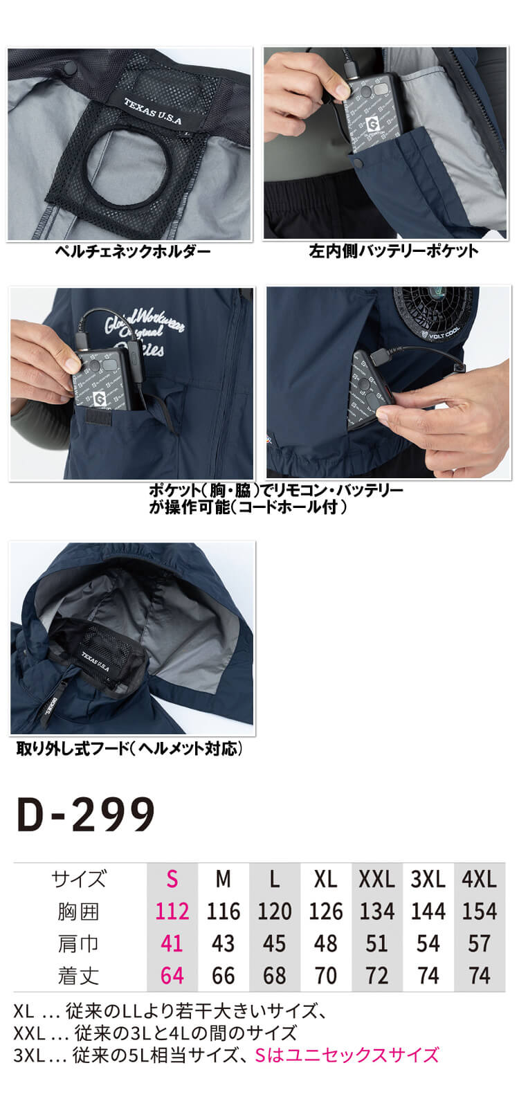 ボルトクール ペルチェ空調ベスト+ファンバッテリーフルセット D-299 GF-856 GB-852 GP-854 ディッキーズ Dickies コーコス