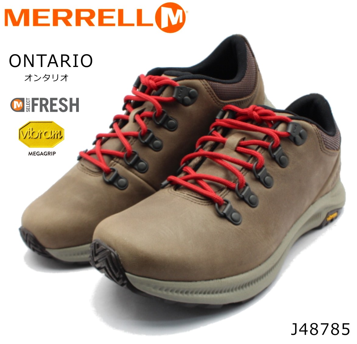 メレル MERRELL J48785 オンタリオ Ontario メンズ レースアップ