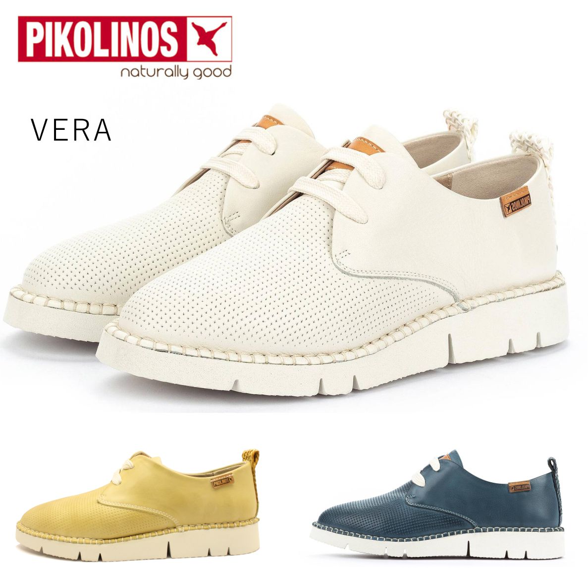 ピコリノス PIKOLINOS レディース VERA レザースニーカー PK-956 本革