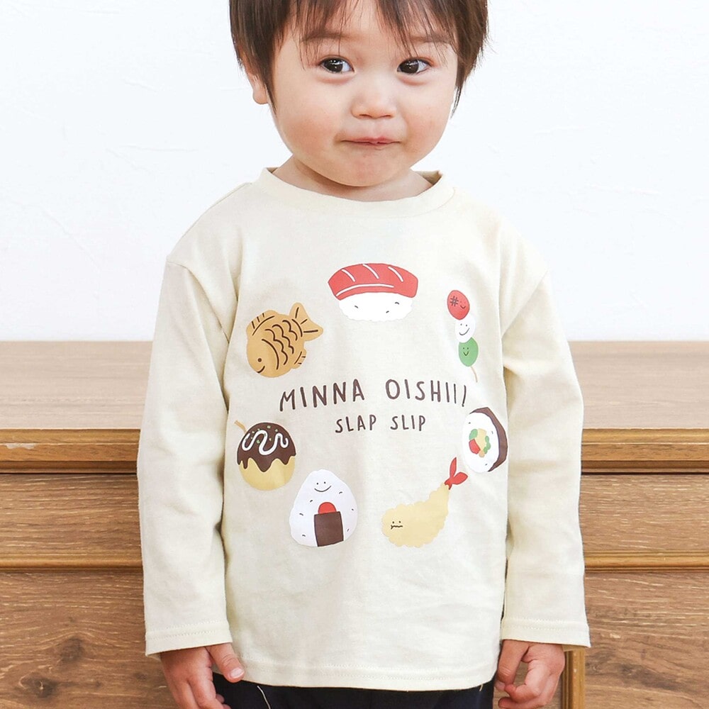 SLAP SLIP（スラップスリップ） 子供服 わくわく 男の子 長袖Tシャツ