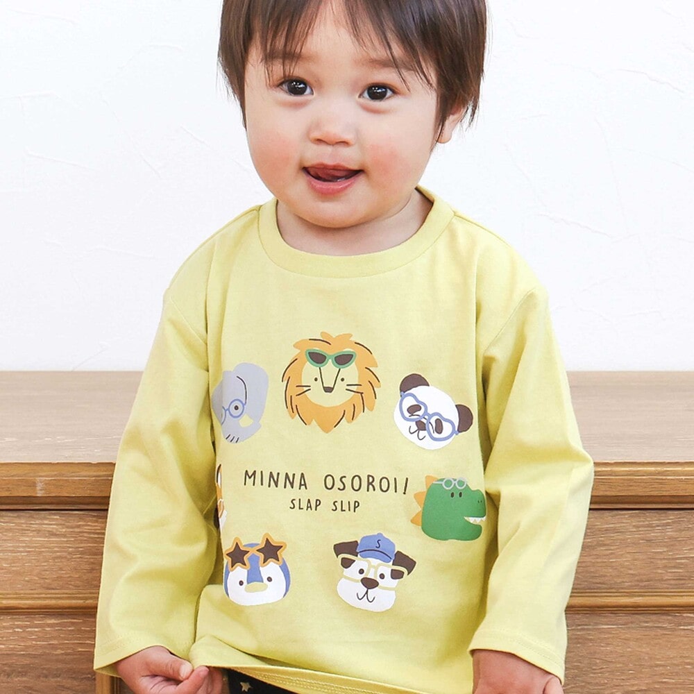 SLAP SLIP（スラップスリップ） 子供服 わくわく 男の子 長袖Tシャツ