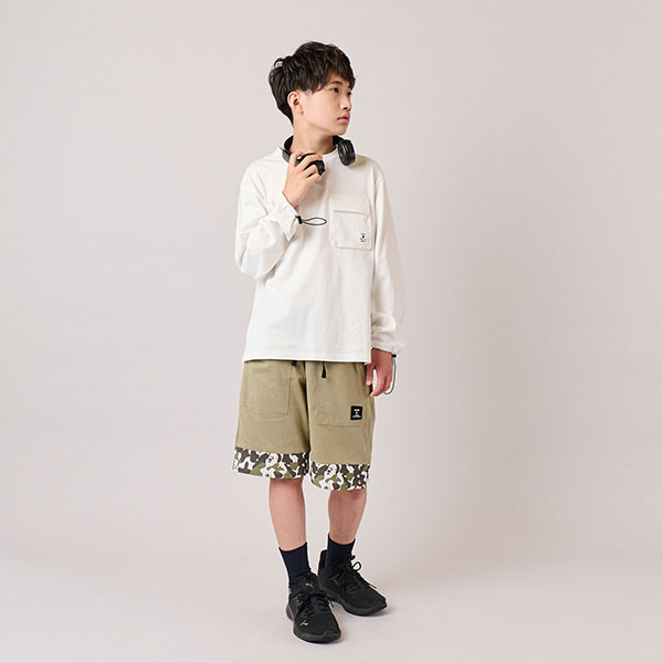 子供服 長袖 Tシャツ Jeans-b  ジーンズベー ポケットコード ロングT キッズ 男の子 ジュニア 2023春｜mickykids｜11