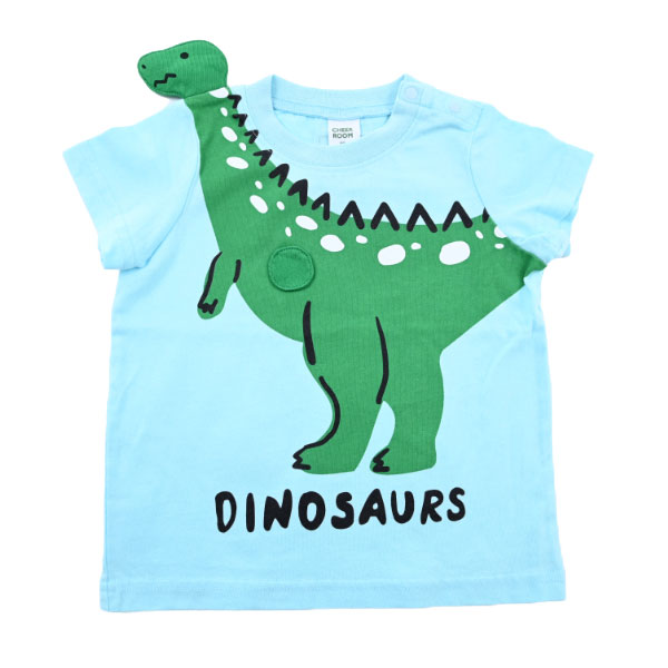 CHEEK ROOM（チークルーム） 子供服 とびだし 恐竜 Tシャツ キッズ