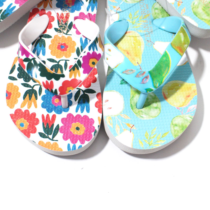 Ocean&Ground 子供服t Ocean＆Ground 総柄 ビーチサンダル